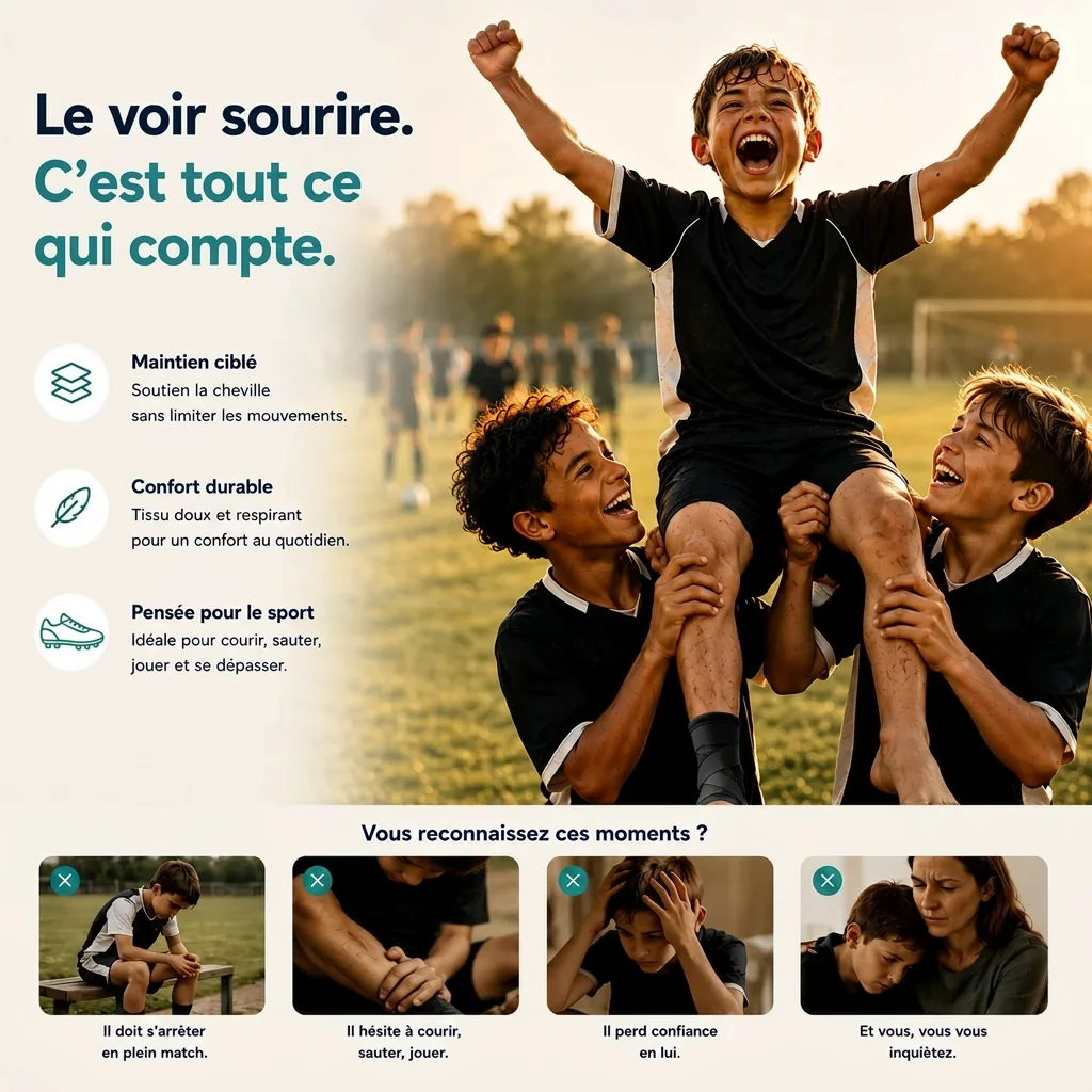 Jeune footballeur porté en triomphe par ses coéquipiers après un match